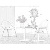Chair upholstered with fabric Antioch