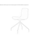 Chair with fixed trestle "Classic" Tarcal