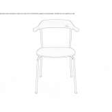 Stackable oak chair Linthal