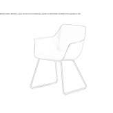 Base chair on sled Garvin
