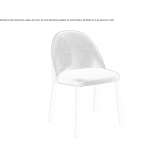 Chair with a base on 4 wooden legs Khosta