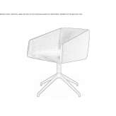 Chair with 4-star base "Office" Selmer