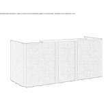 Modular fabric reception counter Whippany