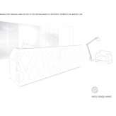 Modułowa lada recepcyjna z wbudowanym oświetleniem Inhapim
