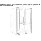 Acoustic telephone booth Rieti