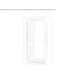 Office booth made of acoustic fabric with built-in lighting Ortisei