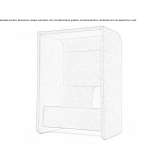 Office booth made of acoustic fabric Salome
