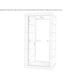 Acoustic multimedia office booth Ortisei