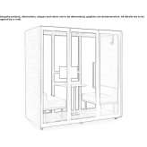 Conference capsule with built-in lighting Rieti