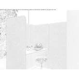 Fabric office stand Stepove