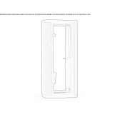 Telephone booth made of acoustic felt with built-in lighting Lesnoy