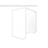 Wall-mounted acoustic telephone booth Galeana