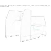 Office booth made of acoustic fabric Minerbio