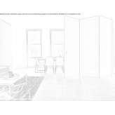 Folding, cardboard movable wall Hlyboke