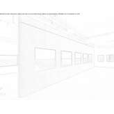 Cardboard partition wall Bodedern