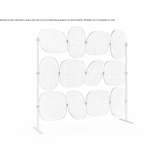 Sound-absorbing modular office screen Pomichna