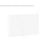 Desk partition made of sound-absorbing fabric Temoris