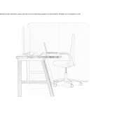 Freestanding office screen Szatymaz