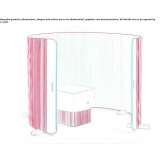 Curved sound absorbing screen Polmont