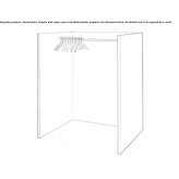 Freestanding office screen Gayduk