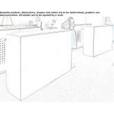 Felt acoustic wall panel Thiant