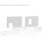 Workstation screen/desktop partition Proaza