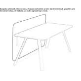 Front panel for worktop Bruton