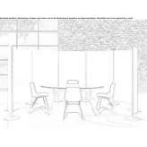 Modular office screen Evergem