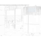 Free-standing office screen made of aluminum and PVC Osini