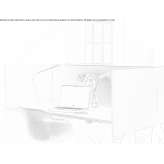 Desk partition made of sound-absorbing fabric Selero