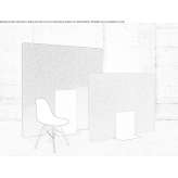Sound-absorbing PET office screen Bugry