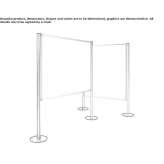 Laminate room divider Karalee