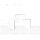 Sound-absorbing partition for the desktop Bojaca