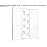 Freestanding modular office screen Marinici