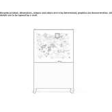Recycled plastic office screen/whiteboard Mucka