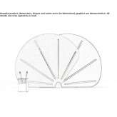 Sound-absorbing partition for the desktop Kriens