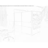 Freestanding modular office screen Marinici