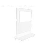 Stojak PET LCD z kółkami Siebnen