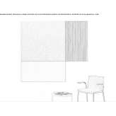 Akustyczny panel ścienny z tkanego winylu Vobarno