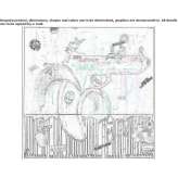 The author made an artistic print Antrain