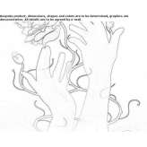 The author made an artistic print Antrain
