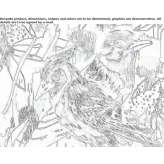 The author made an artistic print Antrain