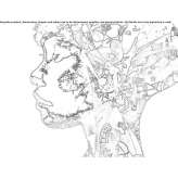 The author made an artistic print Antrain