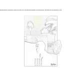 The author made an artistic print Antrain
