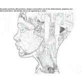 The author made an artistic print Antrain