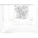 The author made an artistic print Antrain