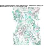 The author made an artistic print Antrain
