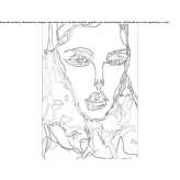 The author made an artistic print Antrain
