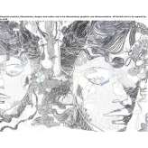 The author made an artistic print Antrain