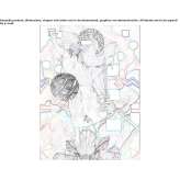 The author made an artistic print Antrain